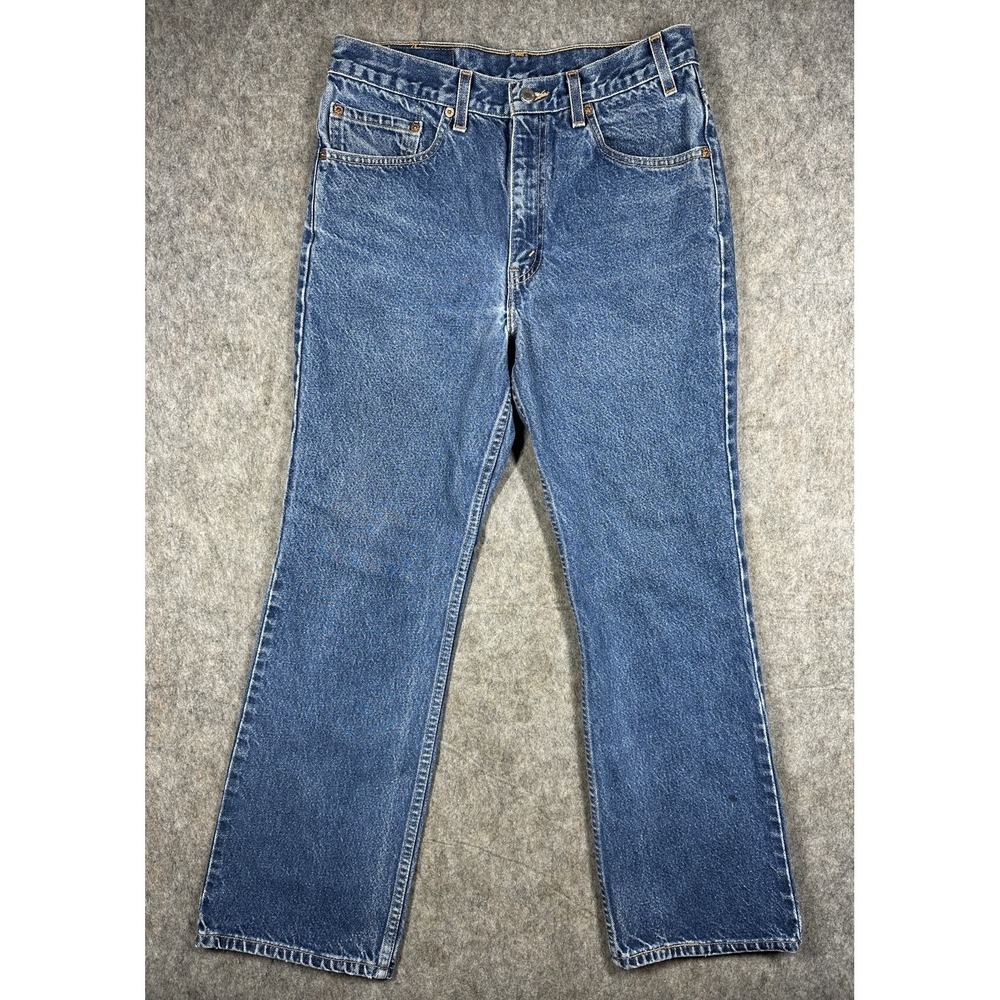 Levi's 517 Jeans Mens 30x28 Actual Blue Bootcut Denim W33 L29 Y2K